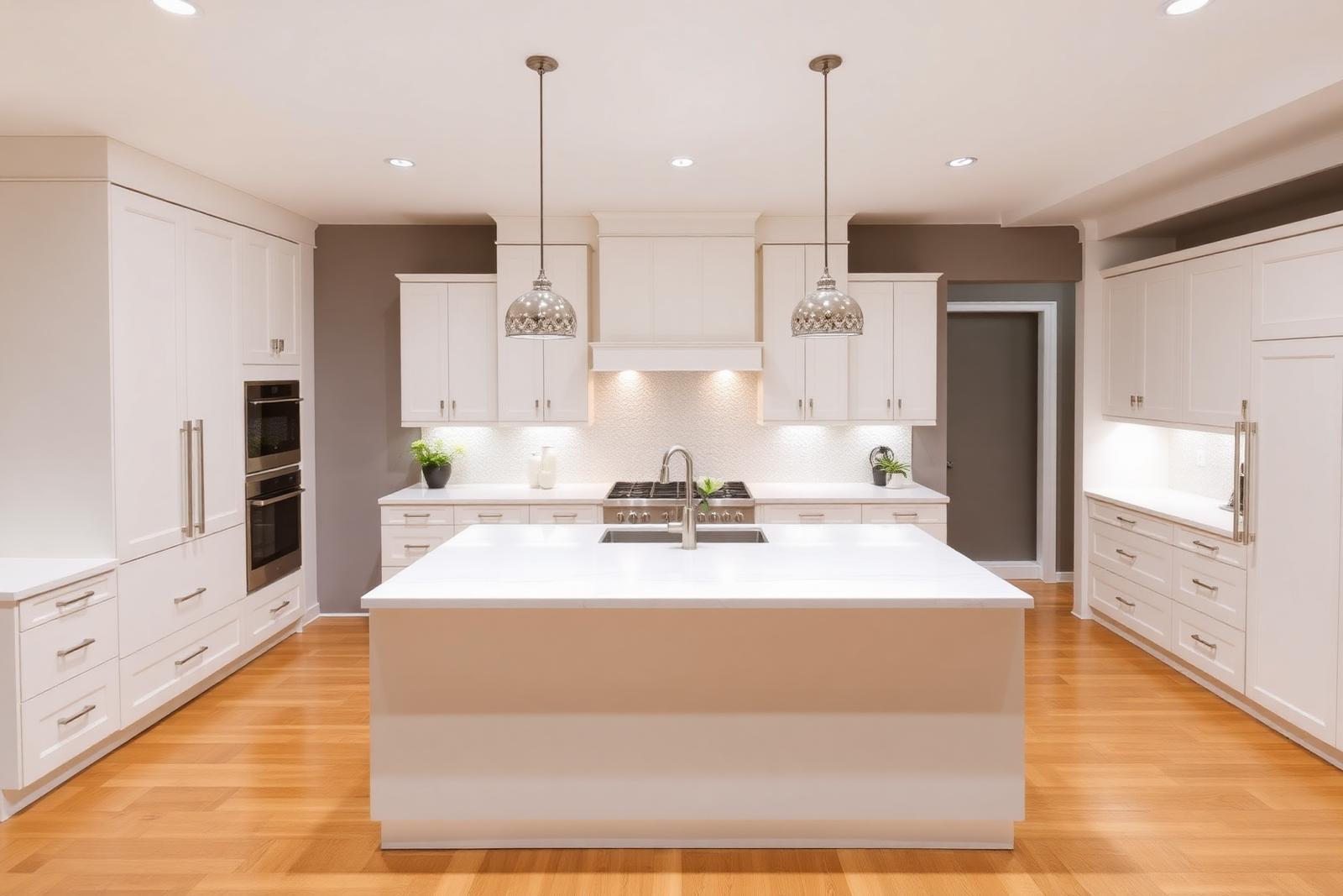Modern White Kitchen